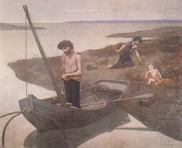 Pierre Puvis de Chavannes The Poor Fisherman (mk09) china oil painting image